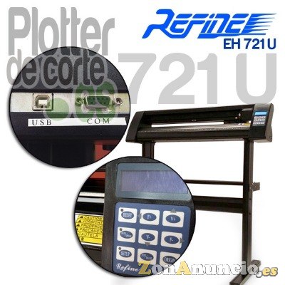 Plotter de corte Refine EH721U para vinilo textil